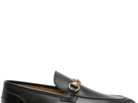 Gucci Jordaan Horsebit — чёрные кожаные лоферы