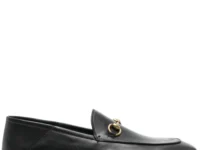 Gucci Horsebit чёрные кожаные лоферы