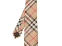Burberry галстук в клетку шёлковый
