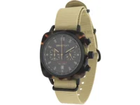 Briston Clubmaster Sport Chrono 42mm — часы с корпусом черепаховой расцветки