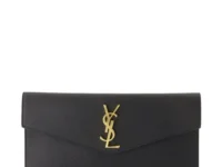 Saint Laurent Uptown клатч средний чёрный