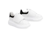 Alexander McQueen Kids Oversized кроссовки бело-чёрные