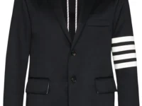 Thom Browne пиджак 4-Bar однобортный без подкладки