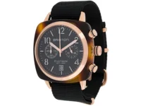 Briston Clubmaster Classic 40mm — квадратный циферблат, ремешок NATO