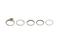 WERKSTATT:MÜNCHEN Rosebud 5-ring set — набор из пяти колец