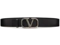 Valentino ремень VLogo Signature 40 мм чёрный