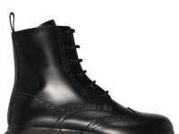 Alexander McQueen ботильоны на шнуровке с брогированием