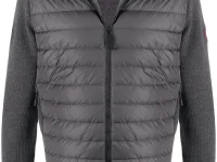Canada Goose утеплённая куртка с высоким воротником