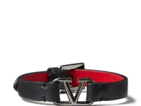Valentino VLogo Signature кожаный браслет