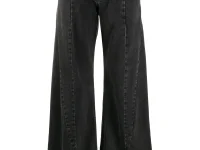 Maison Margiela Wide-Leg Jeans асимметричный пояс