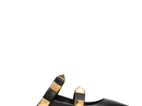 Valentino Roman Stud мюли без каблука, чёрные