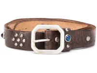 Ralph Lauren RRL Rasco — ремень с заклёпками, коричневый