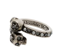 Alexander McQueen кольцо с черепом оборачивающееся