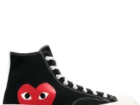 Comme Des Garçons Play x Converse кеды высокие чёрные