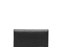 Ferragamo Gancini Cardholder — кошелёт двойного сложения, чёрный