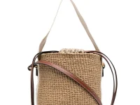 Chloé Woody Bucket Bag малая, бежевый