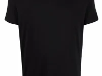 TOM FORD чёрная футболка из хлопка с модалом