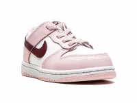 Nike Kids Dunk Low «Pink Foam» — кроссовки детские, белый