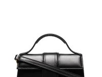 Jacquemus Le Bambino сумка кожаная чёрная
