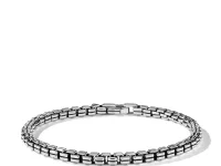 David Yurman браслет-цепочка двойное плетение коробочка (4 мм)