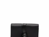 Chloé кошелёк тройного сложения мини чёрный