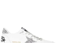 Golden Goose Ball Star кроссовки белые с глиттером