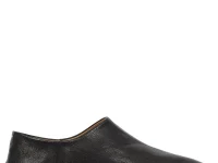 Maison Margiela Tabi Babouche лоферы чёрные кожаные