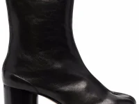 Maison Margiela Tabi ботильоны кожаные чёрные