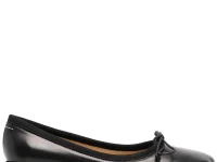 MM6 Maison Margiela Балетки анатомические кожаные чёрные