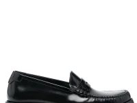 Saint Laurent Le Loafer лоферы, чёрные, телячья кожа