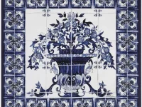 Dolce & Gabbana шарф из твила с принтом Majolica
