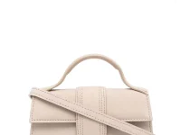Jacquemus mini The Bambino — бежевая сумка из замши