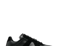 Maison Margiela Replica кроссовки низкие кожаные чёрные