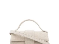 Jacquemus Le Bambino сумка-тоут кожаная бежевая