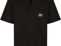 Dolce & Gabbana рубашка хлопковая с логотипом