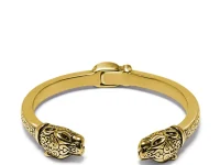 Nialaya Jewelry браслет с пантерой на шарнире