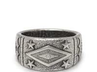 Nialaya Jewelry кольцо с гравировкой в винтажном стиле