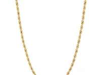 Nialaya Jewelry Цепочка-верёвка полированная золотая