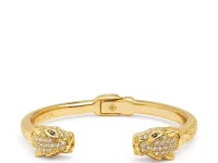 Nialaya Jewelry браслет с кристаллами и декором пантеры