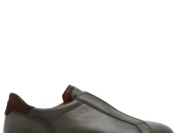 Magnanni Gasol кроссовки низкие чёрные кожаные без шнурков