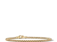 David Yurman Box Chain браслет 2.7 мм, жёлтое золото 18 карат