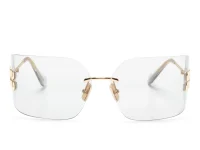 Miu Miu Eyewear Rimless солнцезащитные очки