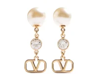 Valentino VLogo Signature серьги-подвески с кристаллами Swarovski