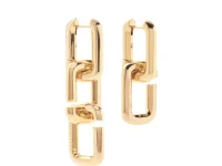 MARC JACOBS (THE) The J Marc Chain-Link серьги асимметричные золотые