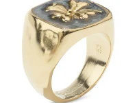 Goossens Talisman Clover Signet Ring — перстень с клевером, золотой