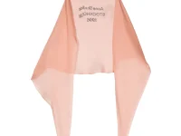 Acne Studios шёлковый шарф с принтом логотипа