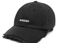 Jacquemus La Casquette Artichaut, бейсболка, чёрный