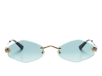 Cartier солнцезащитные очки cat-eye с синими линзами