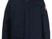 Canada Goose Wyndham — пуховая парка с капюшоном, синий