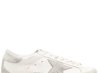 Golden Goose Super-Star кроссовки из кожи телёнка, бежевые